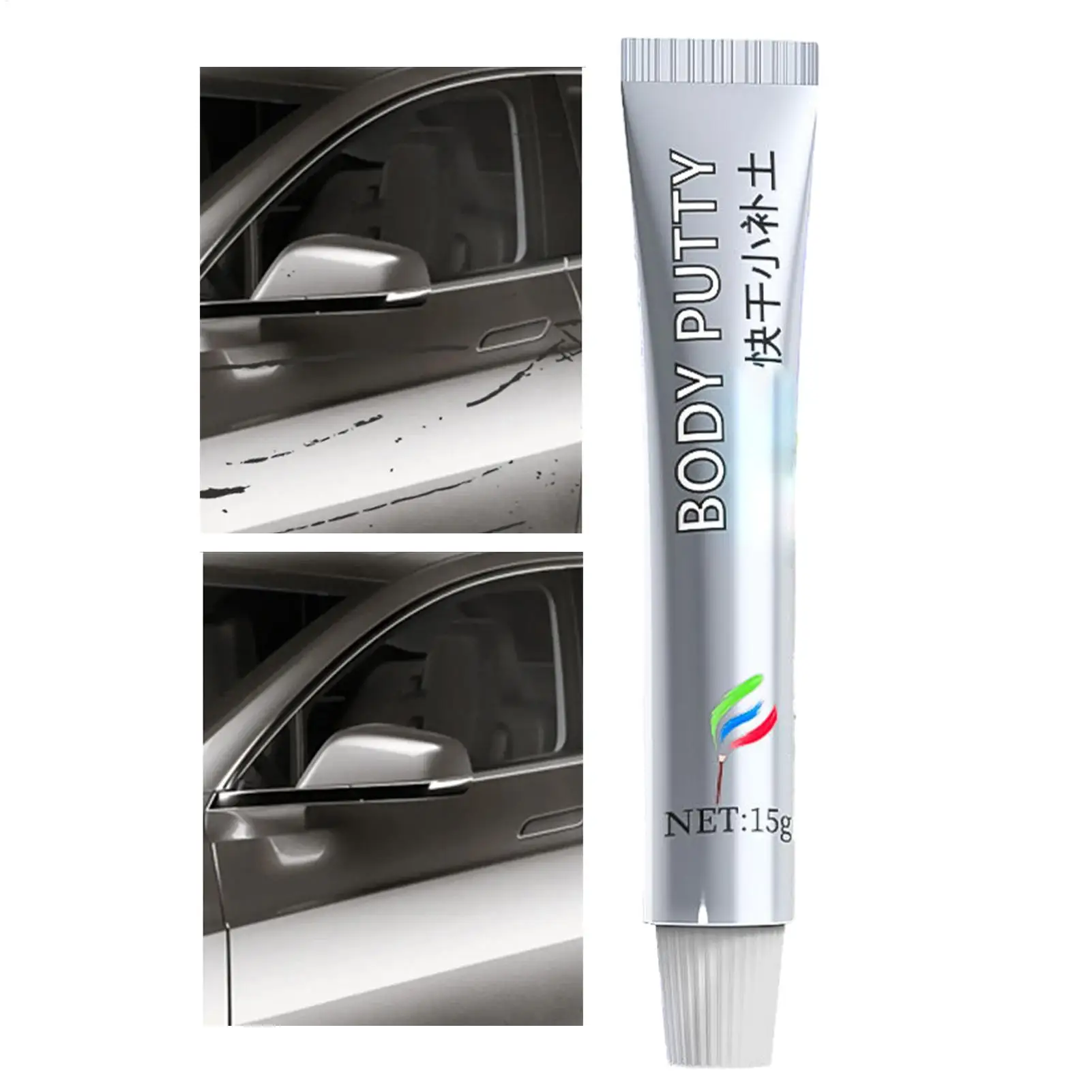 

Quick Drying Putty Auto Painting Pen Car Body Putty Scratch Filler Assistant Smooth Vehicle Paint Care Efficient Repair Car Body
