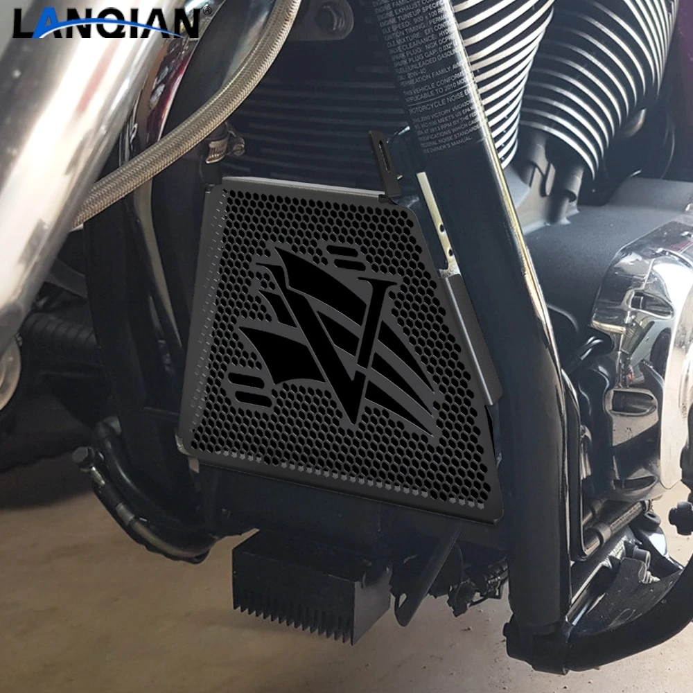 

Motorcycle Radiator Guard Grille Cover Motor Mesh Protector For Victory Vegas / 8 BALL / Low / Ness / Zness 2008-2024 2023 2022