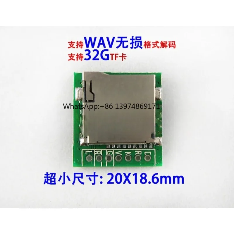 10pcs M2801002 WAV Decoding Board MP3 Decoding Board Audio Decoding Module Uses TF Card to Play Music