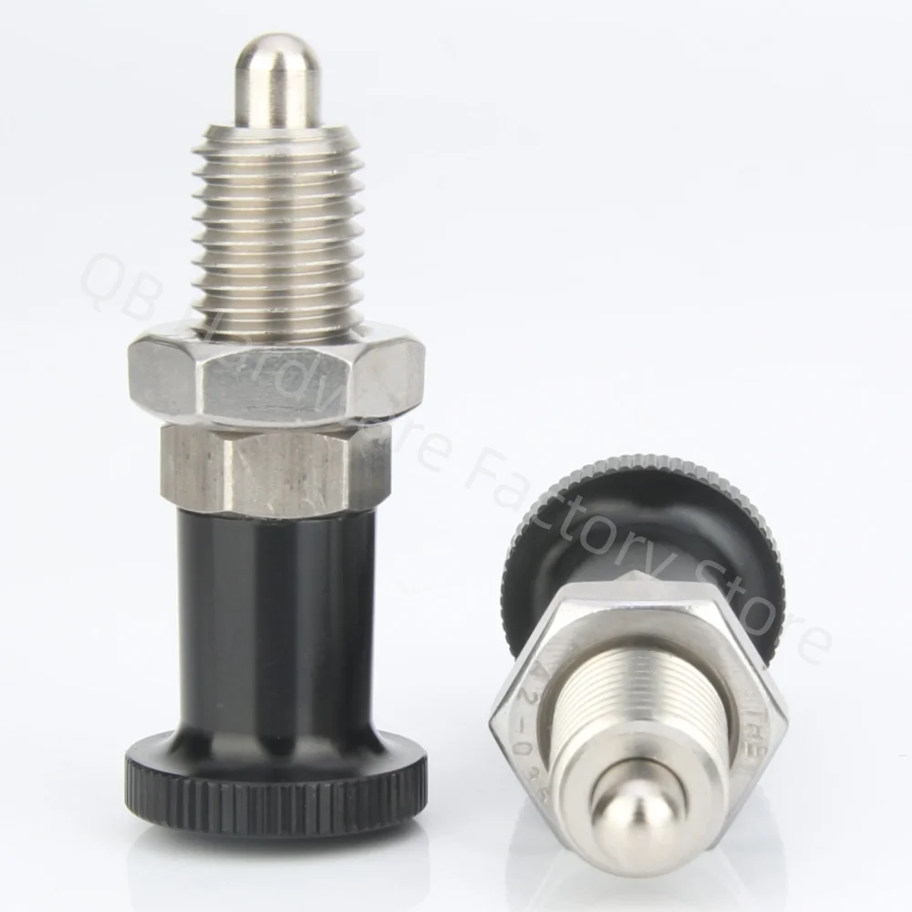 Fast Shipping Stainless Steel/Carbon Steel Fine Thread Return Type Spring Lock Pin With Aluminum Knob