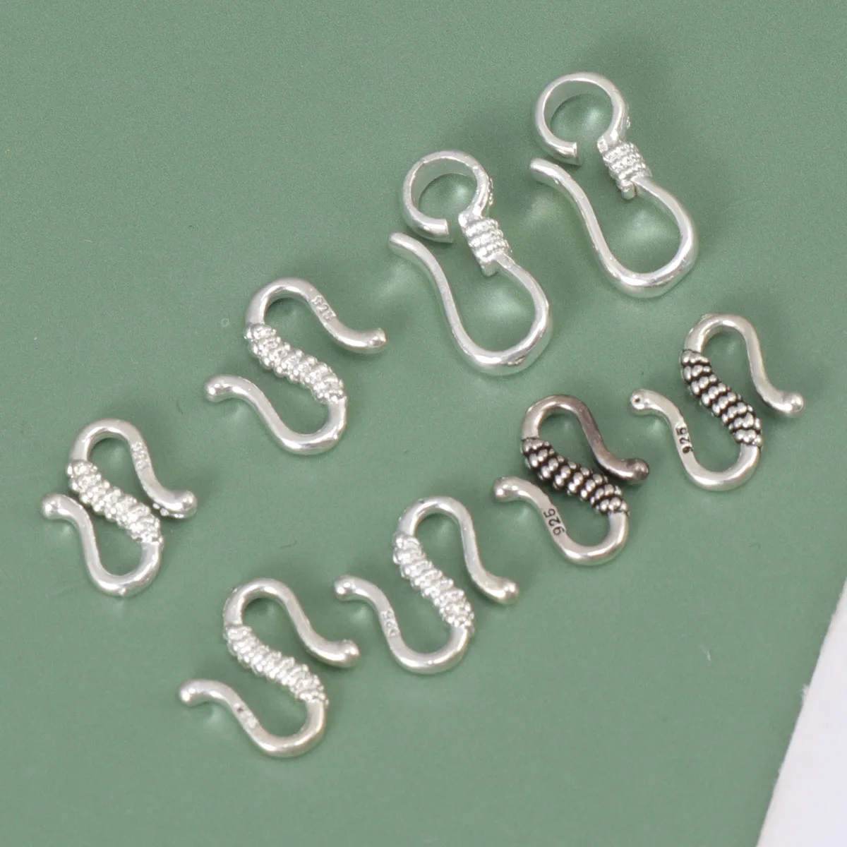 

40pcs Copper Plated S Hook Clasp for Bracelet Necklace DIY Jewelry Making Long Lasting Elegant Gifts Accessories