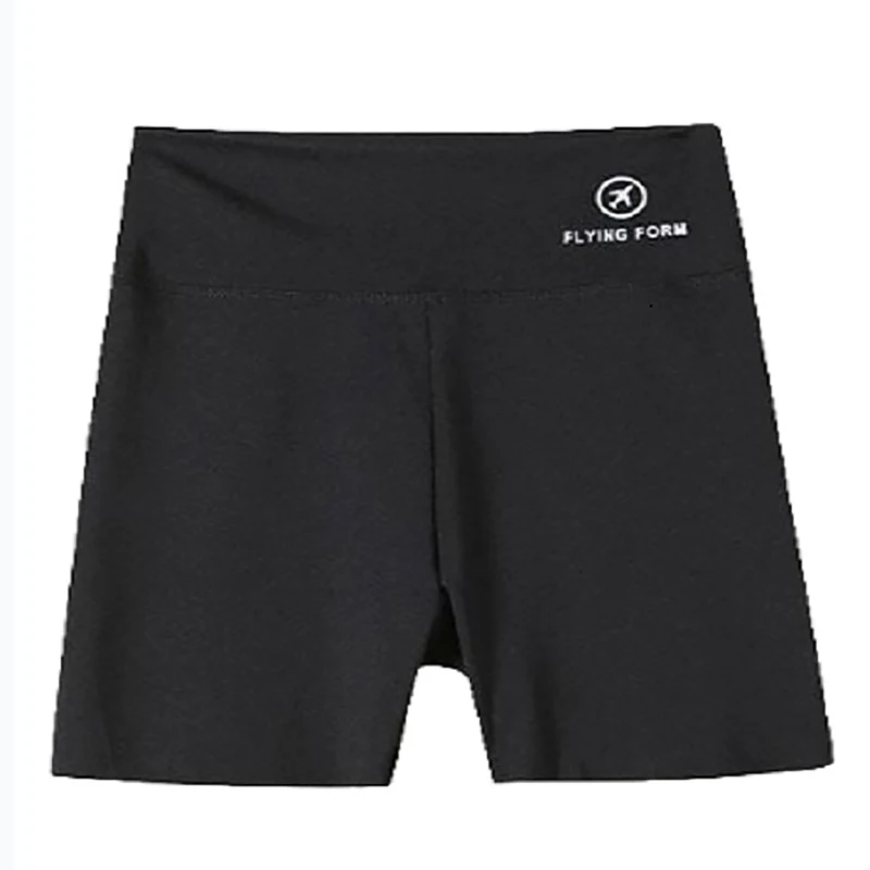 

Шорты женские бесшовные с завышенной талией, пикантные повседневные спортивные безопасные мини-шорты с белой каймой и акулами, контрастных цветов, на лето