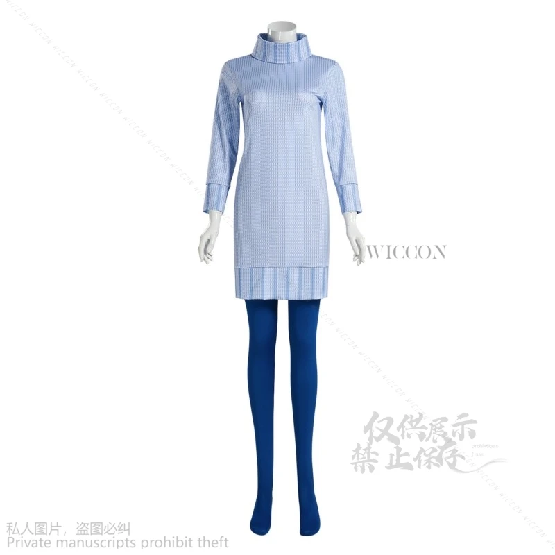 Anime Movie Inside Character Out 2 Sadness Cosplay Anxiety Dress Costume Carnival Party Halloween Cos Role Play Embarrassment