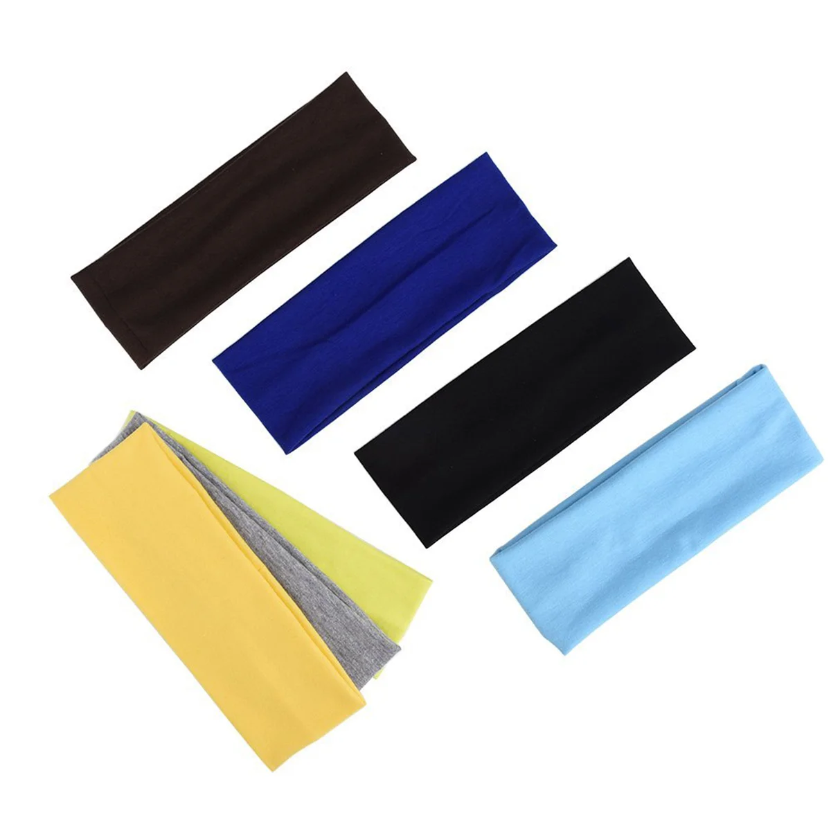 12 Pcs Breathable Headbands Sports for Women Antiperspirant Weightlifting Yoga Gym