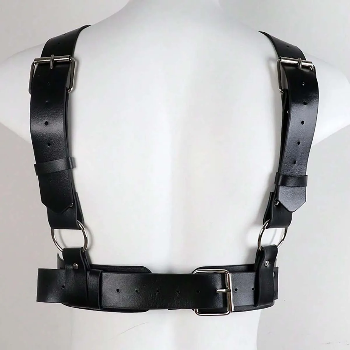 Fashion Pu Leather Harness Belts for Women Suspenders Body Harness Corset Gothic Fetish Clothing Harness Accessorie