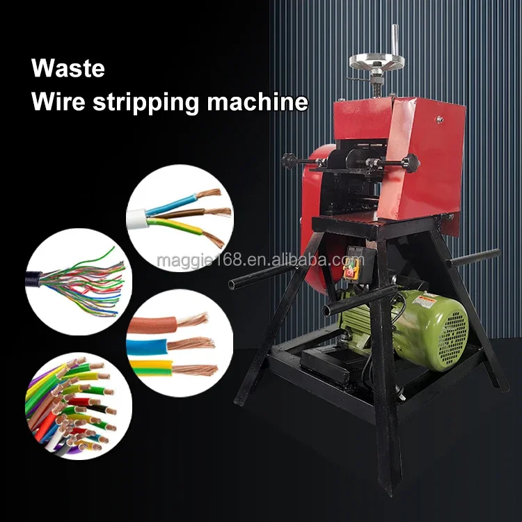 10-15 M/Min Copper Cable Stripping Machine Thick Cable Peeling Machine for Scrap Copper Wire Cutter