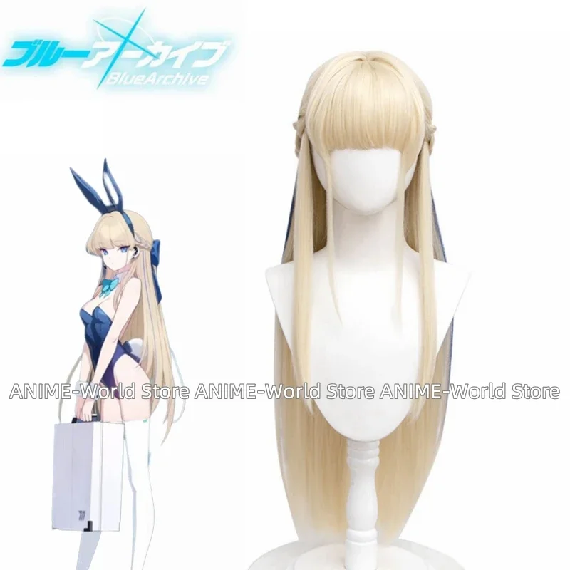 Blue Archive Asuma Toki Rabbit Girl Suit Cosplay Uniform Costume Wig Halloween Party Custom Made Any Size