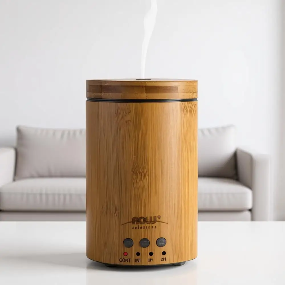 

Ультрареалистичный бамбуковый аромадиффузор, бесшумный, термостойкий, легко чистится, с LED-подсветкой, меняющей цвет