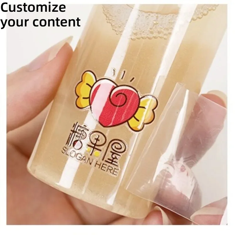 3cm 200 Pcs UV Transfer Crystal Gem Stickers Custom Logo Adhesive Decals Waterproof for Wedding Party Gift Packaging