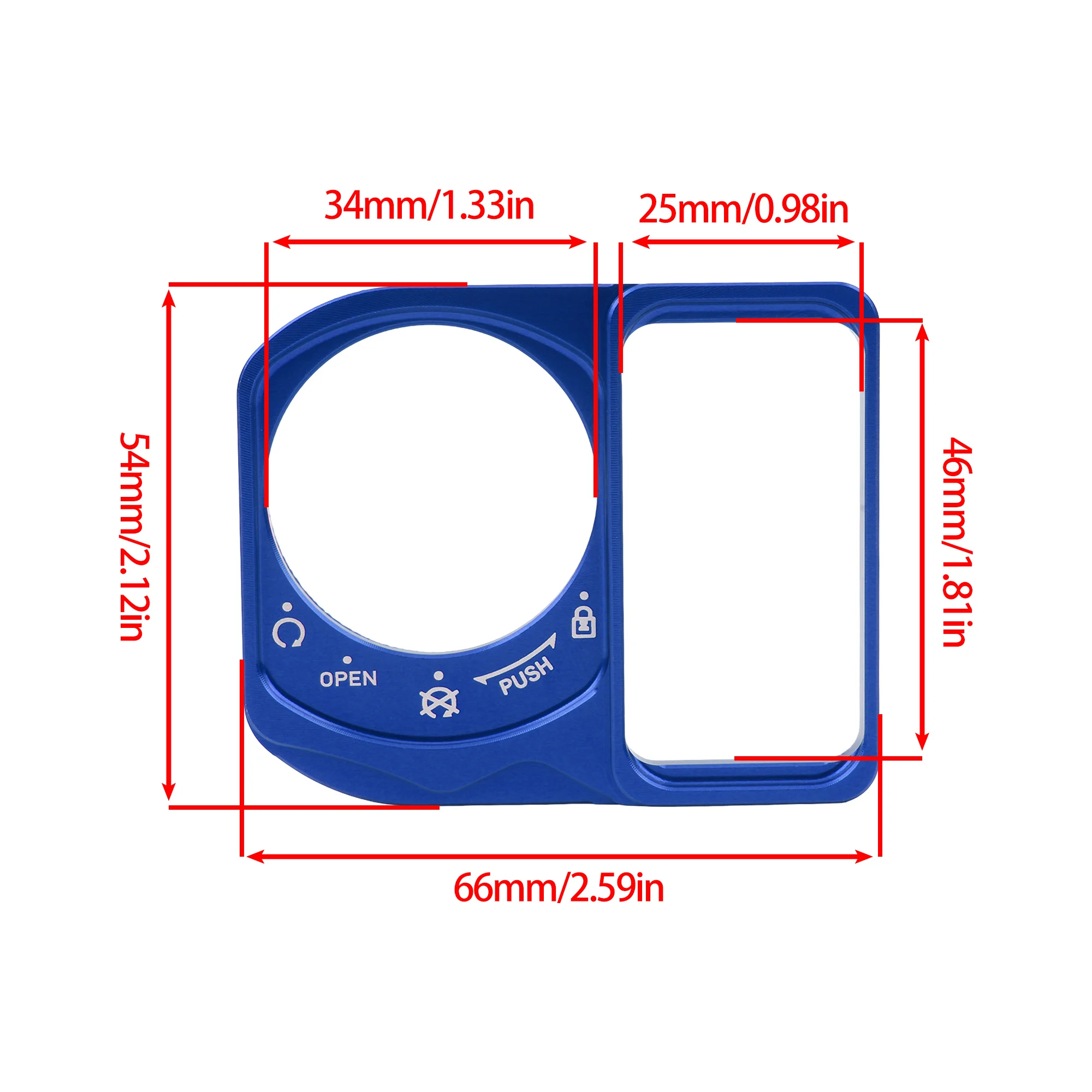Motorcycle Ignition Key Lock Cap Protector Scooter Electric Door Lock Decorative For Honda PCX160 PCX125 SH125 SH150 NS125LA