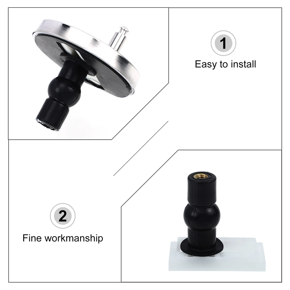 

Universal Toilet Seat Screw Plastic Rubber Replacement Parts Durable Practical Installation Supplies Accessories