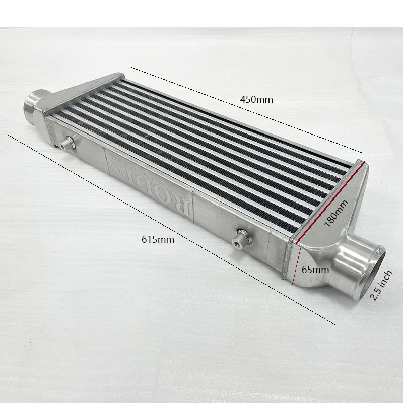 450X180x65mm universal intercooler, automotive engine cooling radiator, modified automotive high-performance intercooler