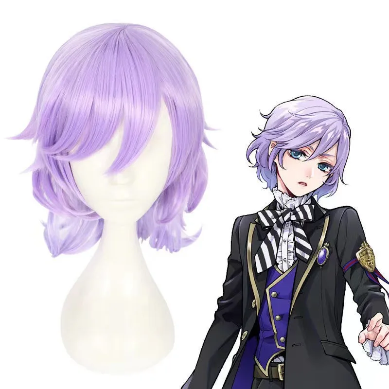 Anime Wig Twisted Wonderland Sleeping Beauty Maleficent Silver COS Wig