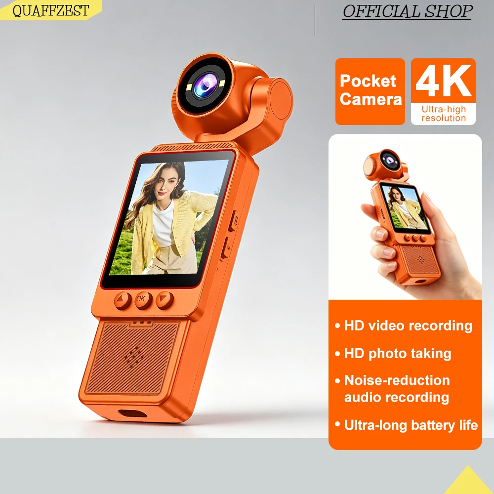 Action Camera 4K - 4K HD WiFi Pocket Camera with