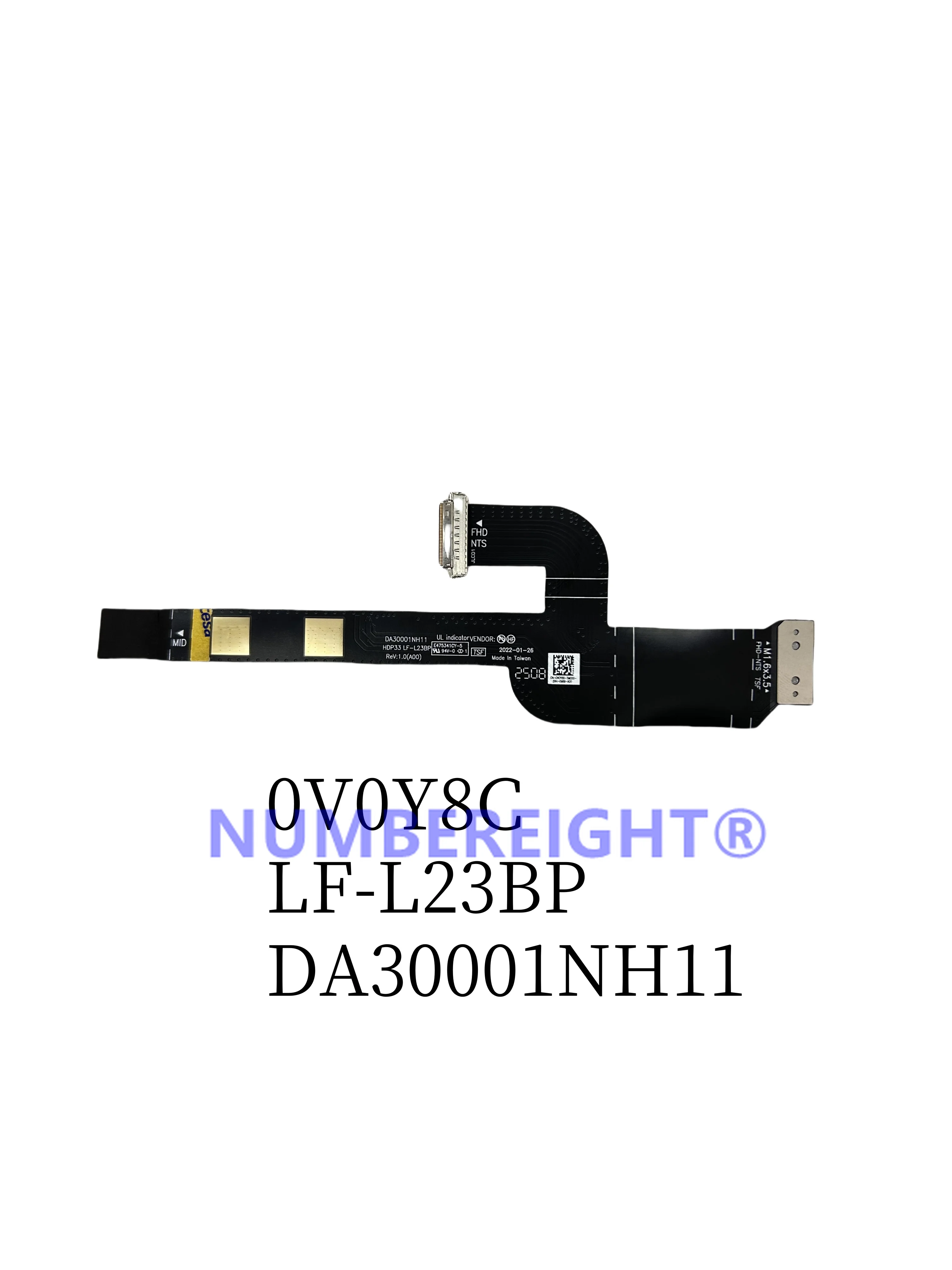 Layarch  配布デモテープ　i/D LCD Screen Cable For DELL XPS 9315 2022 0WV7V8 05GTRR DA30001N510