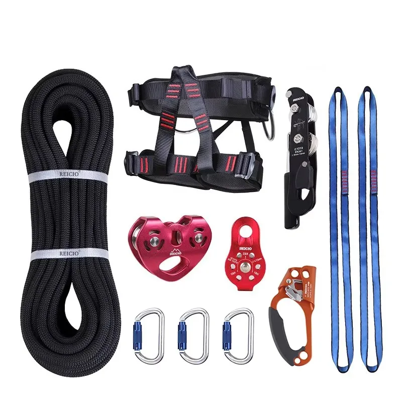 Can be customized outdoor park, backyard, kindergarten zip line kit with harness