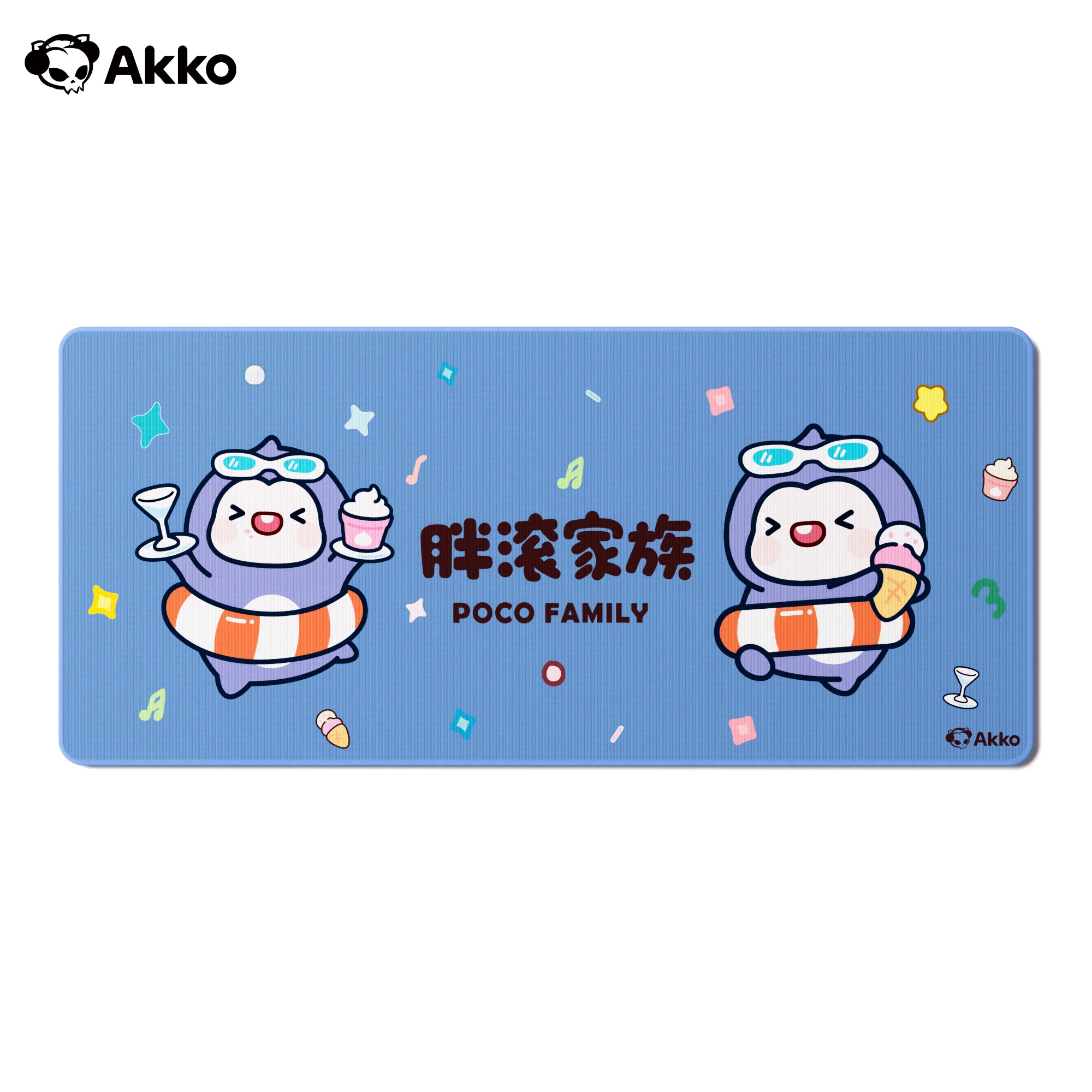 

Akko Animal Theme Keyboard Mouse Pad 900X400mm Large Cute Anti-Slip Rubber Gaming MousePad Thick Seam Edge for Office and Gaming