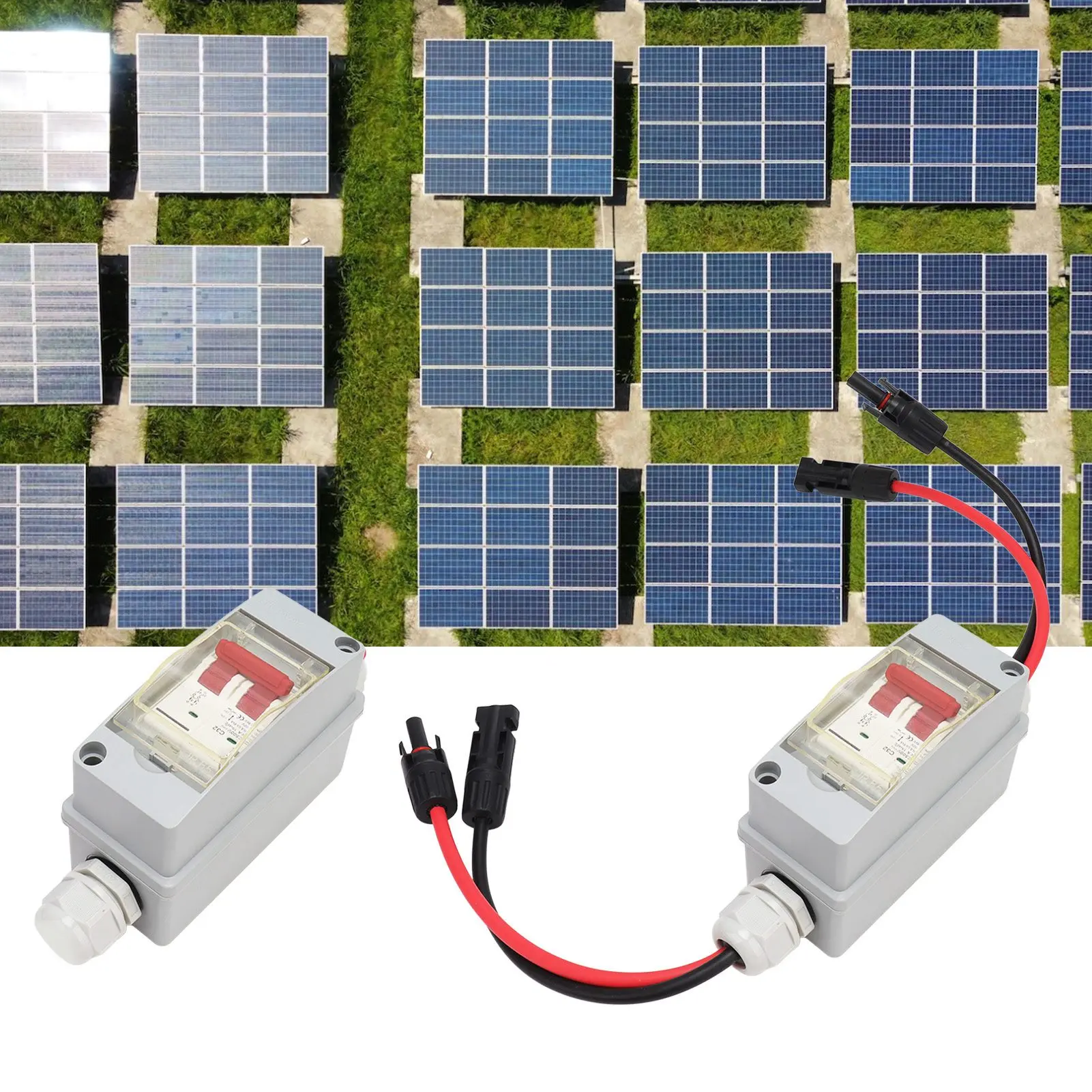 حماية قطاع دارة قطاع دارة المنزل MCB 2P DC 500V 32A مفتاح فصل مع IP65 صندوق توزيع مقاوم للماء