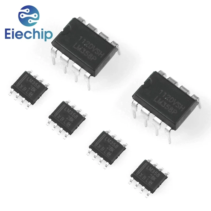 20PCS LM358P DIP8 Instrumentation Buffer Operational Amplifier