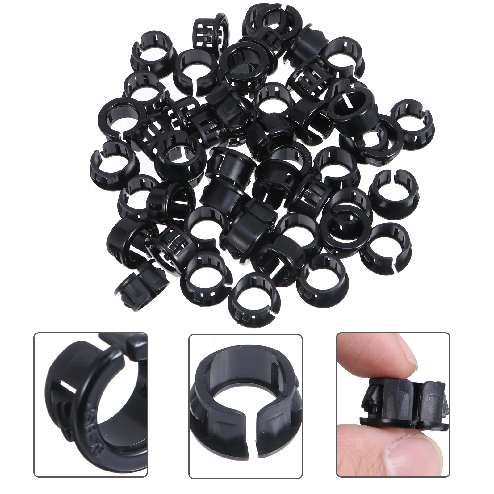 

100 Pcs Protector Guard Coil Hose Wire Covers for Cords Silica Gel Power Protective Grommet