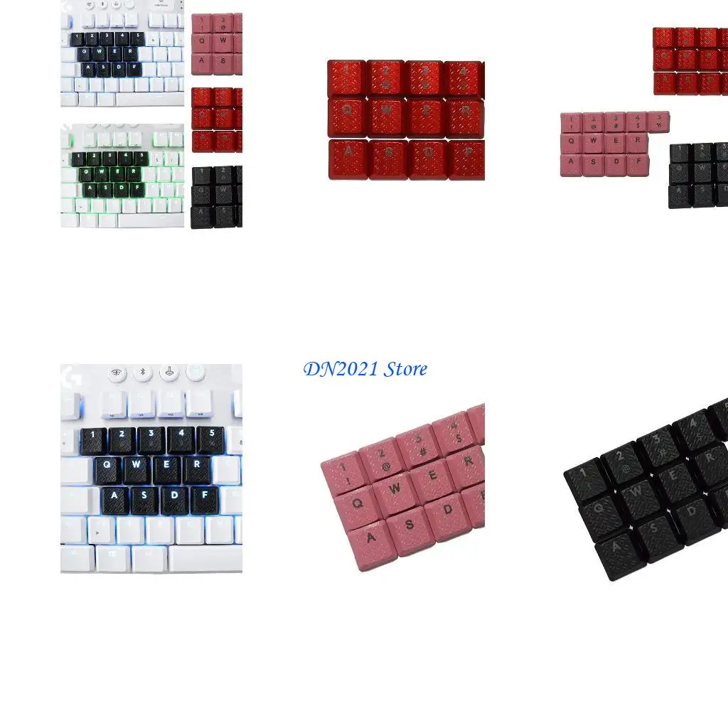 

F3KE PBT Keycaps OEM Profile Texture Non-slip for Key Replacement for G915TKL