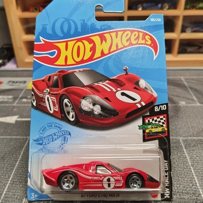 

Original Hot Wheels 1:64 Scale Ford GT40 Mk.IV Ford Series Ford Mustang Gt40 Mustang Alloy Simulation Racing Die-Cast Car Toys