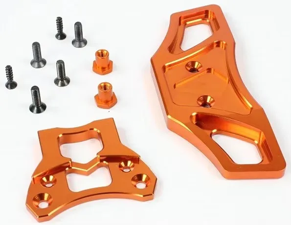 CNC precision machining all metal front and rear anti-collision bumpers for 1/5 ROFUN HPI BAJA 5B 5T 5SC