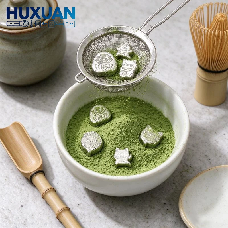 316 Stainless Steel Fine Mesh Matcha Sifter, Anti-Caking Sieve, Portable Tea & Baking Tool for Home Cafe Outdoor Picnic