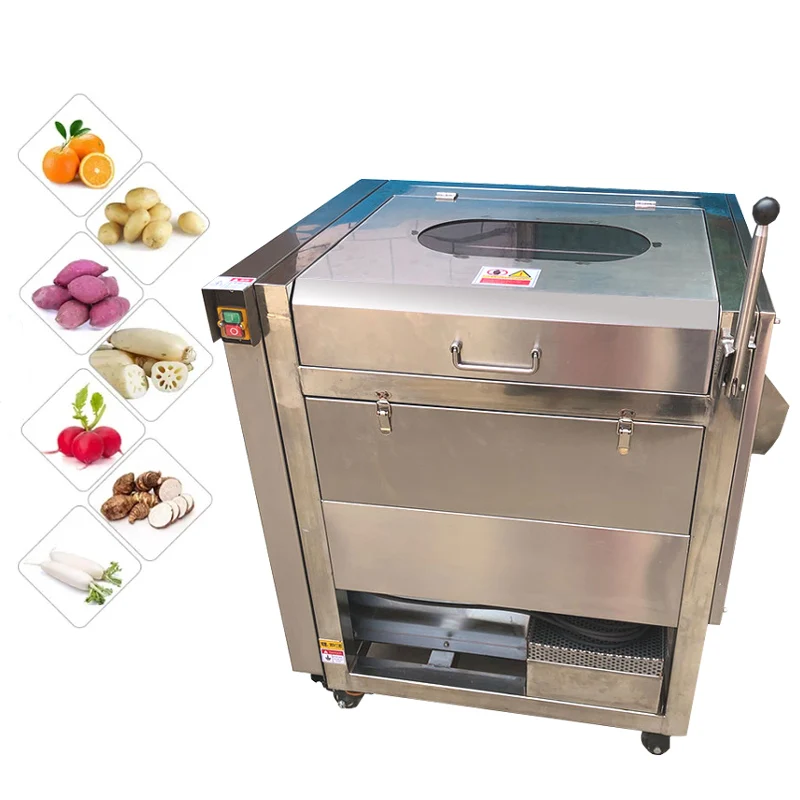 Commercial brush roll washing machine Potato sweet potato multi-function peeling machine Peeling cleaning machine stainless stee