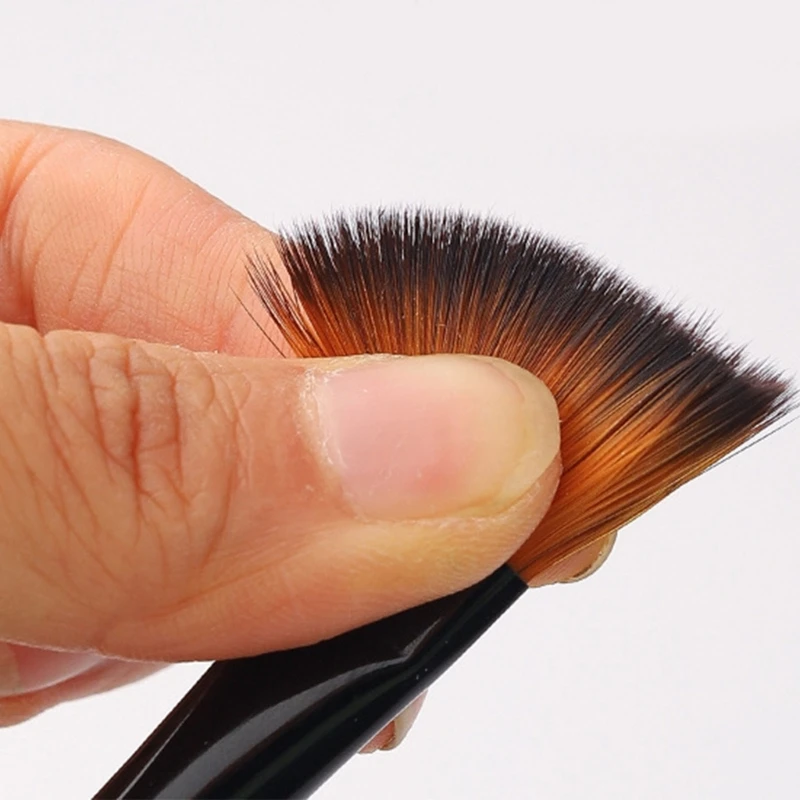 2023 pincéis pintura com 12 peças, ponta fina/redonda/plana/oblíqua, para iniciantes