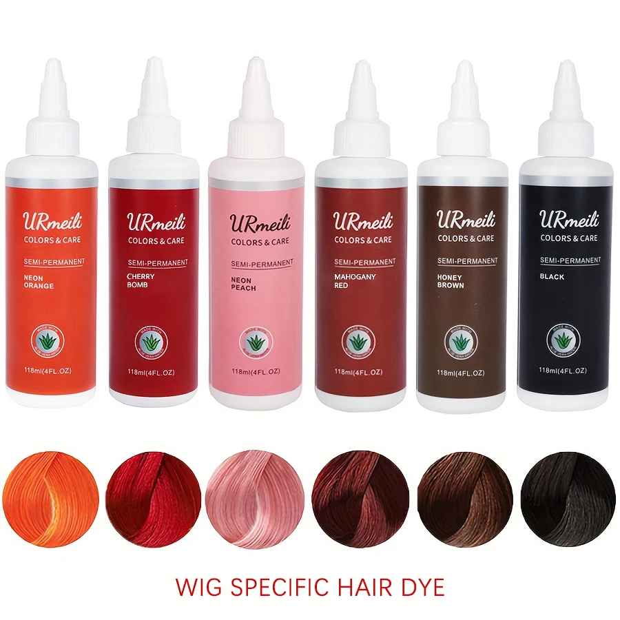 

Natural Hair Color Cream Semi-permanent Hair Dye Product Halloween Lasting Barber Salon Household Herbal Hair Dey Cream for wig