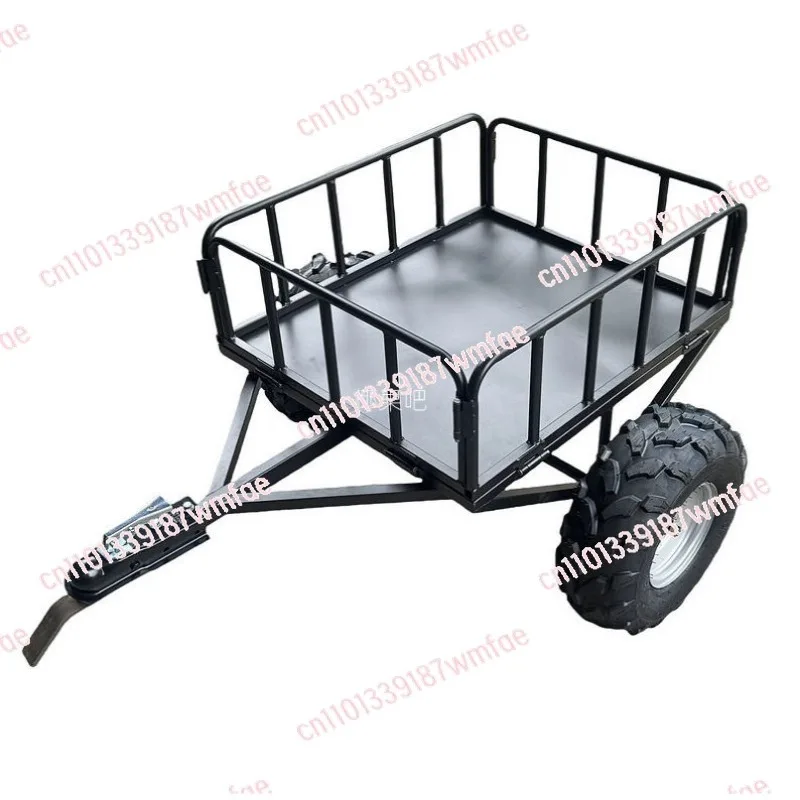 Modified Bull Mars ATV Trailer Homemade Quad Motorcycle Rear Trailer Trailer Load Box Cargo Bucket