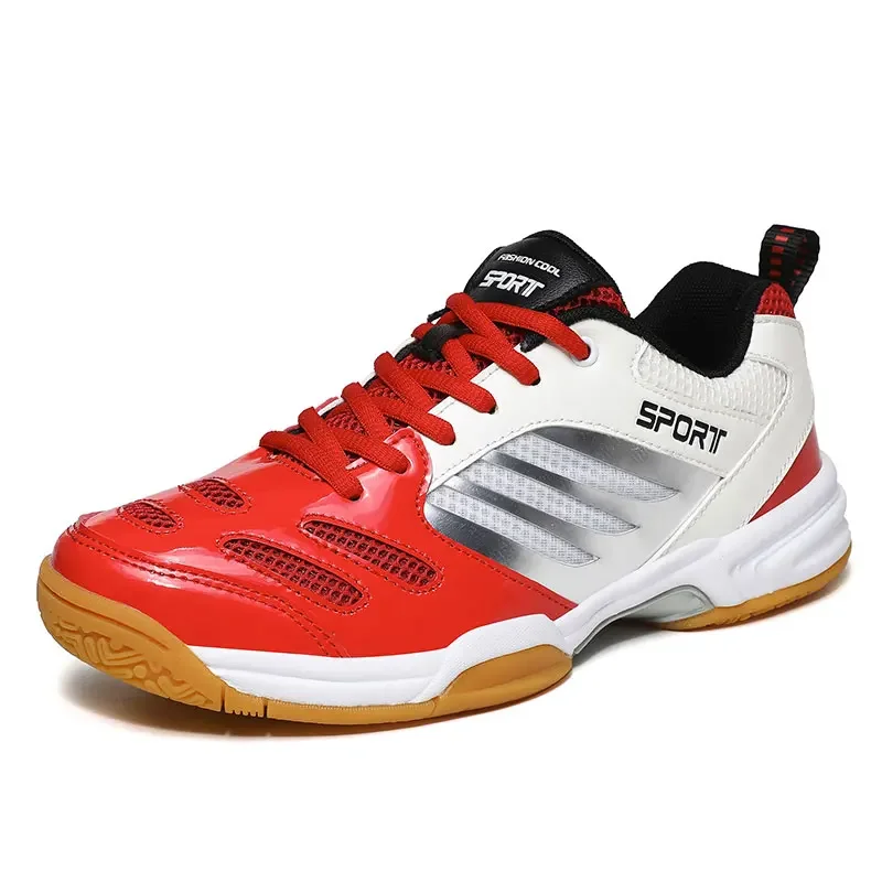 

New Breathable Badminton Shoes Big Size 38-48 Anti Slip Volleyball Shoes Men Quality Tennis Sneakers Male Tennis Footwears