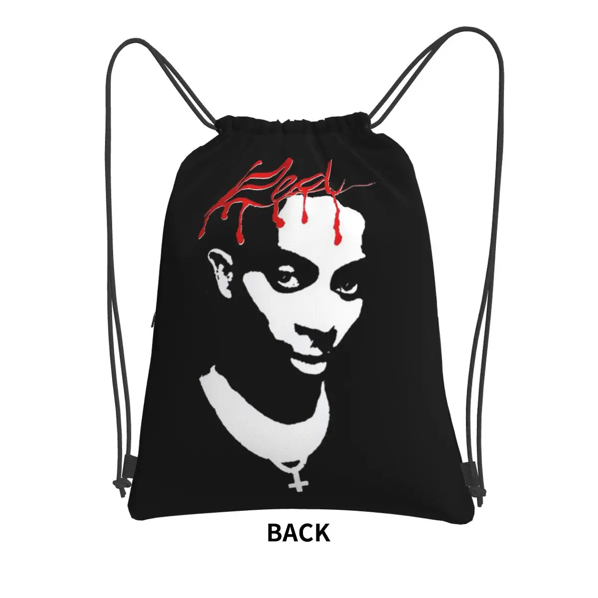Playboi Carti Whole Lotta Red Album Cover Backpacks Fashion Drawstring Bags Shoes Bag Book Bags for Man Woman Students
