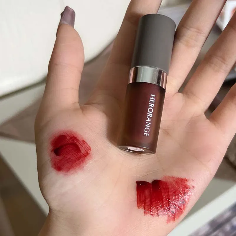 1/2/3 pçs batom hidratante batom 6 cores lábio esmalte cosméticos batom líquido espelho água brilho labial vermelho matiz