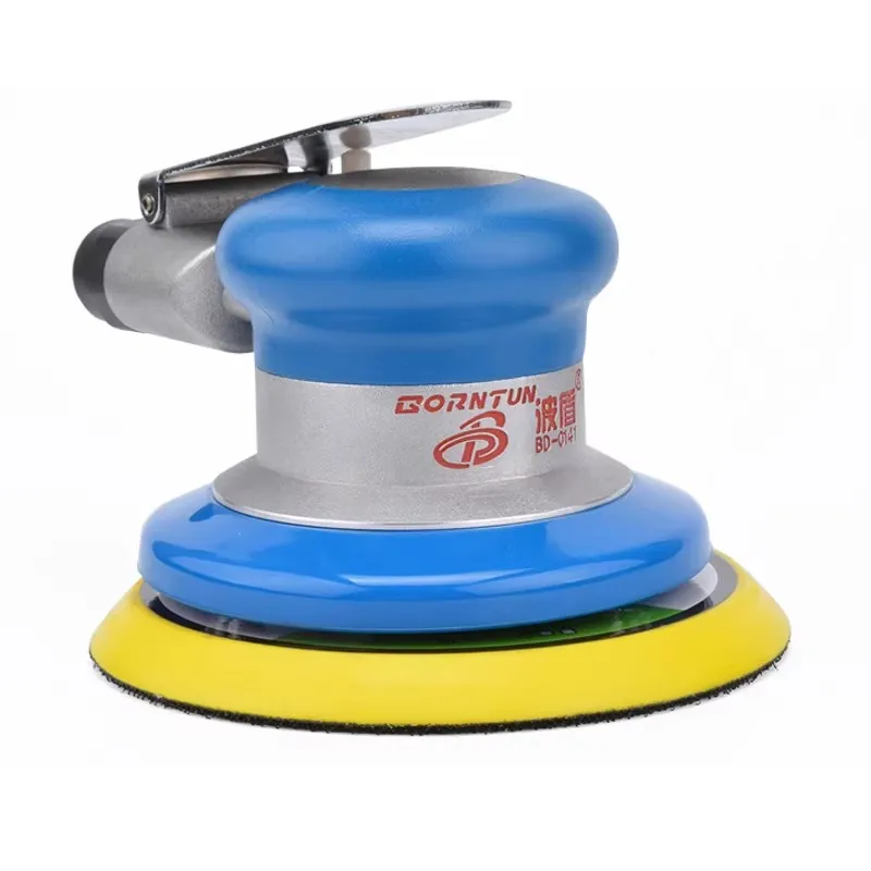 Bodun 5inch Disc-Type Pneumatic Polishing Machine 125mm Air-Powered Sanding Machine Sandpaper Machine Grinder Bd-0141