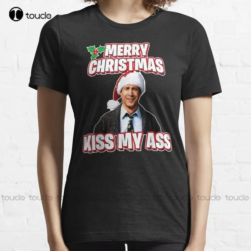 Merry Christmas Kiss My Ass National Lampoons Christmas Vacation InappropriateClassic T-Shirt Xs-5Xl