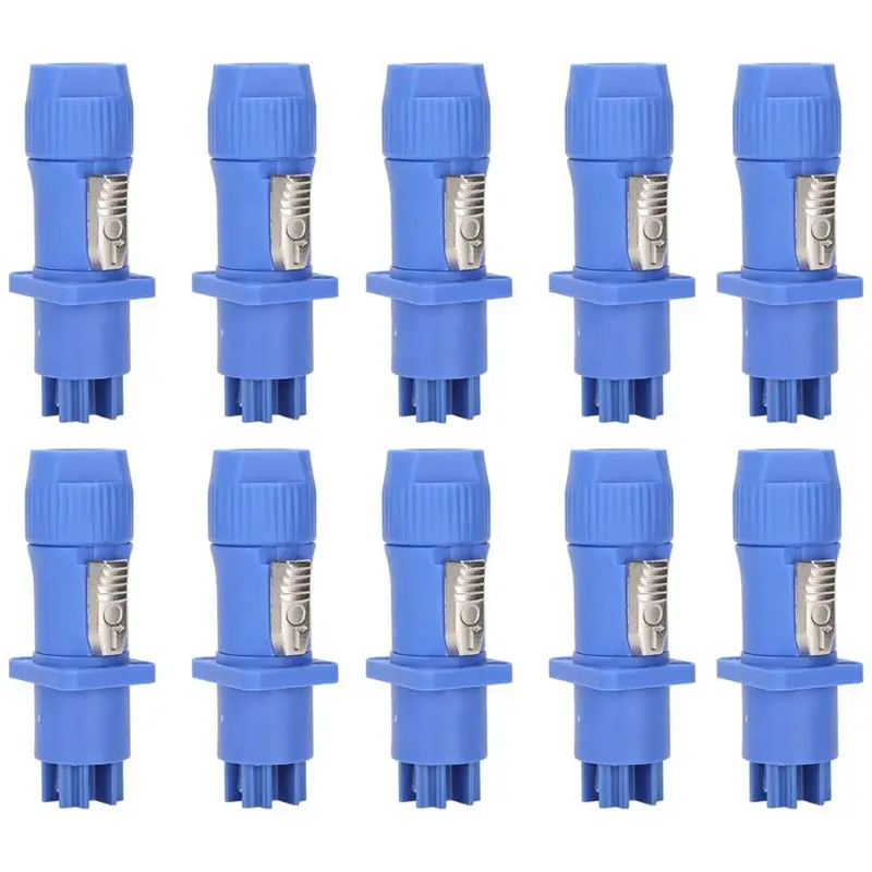 DTC5 3 Pin AC Power Con Male and Female Head Connectors, Signal Input Jack for Beam Light Stage Light Power (Input)