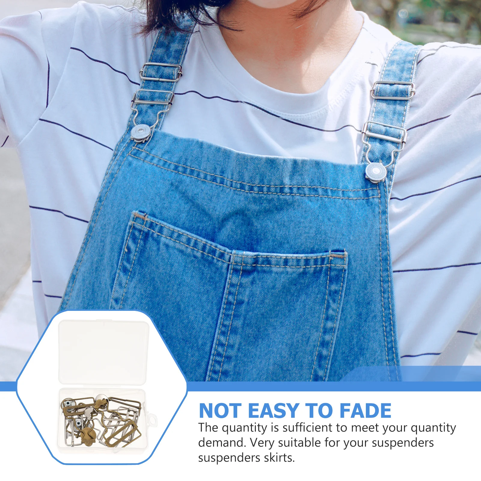 

Adjustable Overalls Buckles Metal Gourd Fasteners For Suspender Trousers Diy Clothing Craft Repair Iron Buckle Sewing Tool