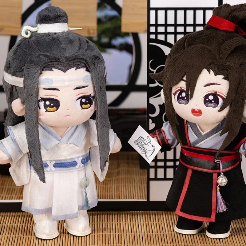 The Founder of Diabolism Cute Doll Minidoll Wei Wuxian Cotton Plush Dolls Action Figure Anime Peripherals Model Toys Decoration