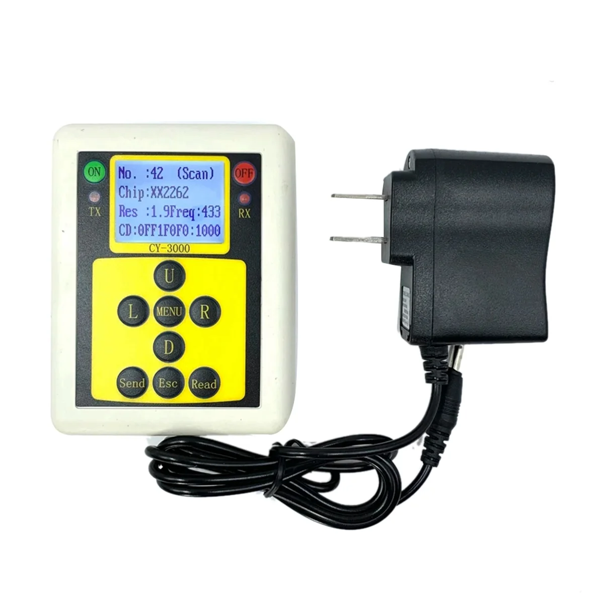 

Wireless Remote Control Analyzer 315Mhz/433Mhz Detector Analyzer Multifunctional Frequency Meter Counter Tester US Plug