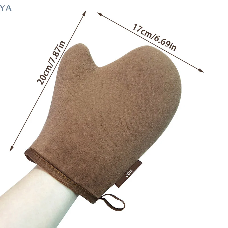 Guante Aplicador de Autobronceador Reutilizable, Guantes para Bronceado, Crema, Loción, Mousse, Guante de Limpieza Corporal, Guante para Autobronceador de Dedos