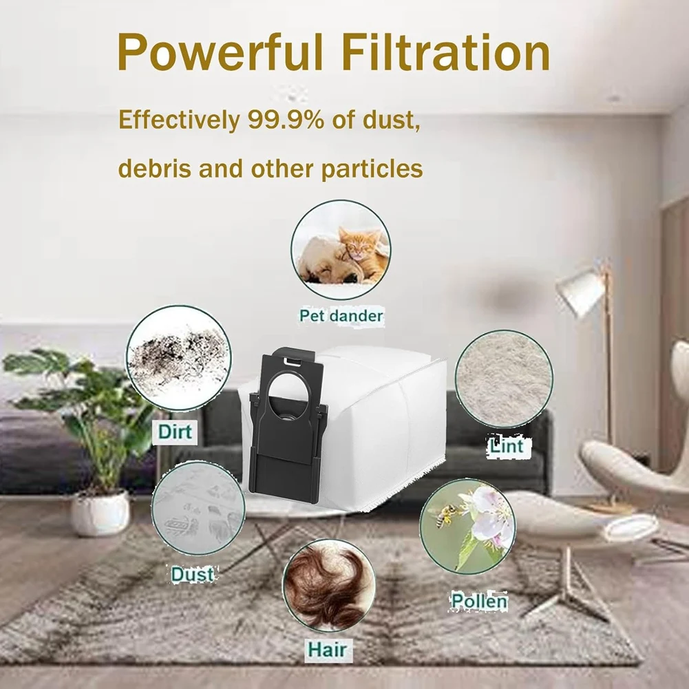 L10s Pro Ultra/X30 Ultra/X40 Ultra/L40 울트라 로봇 진공 청소기 교체 캐니스터 진공 가방용 FZFZ 먼지 봉투