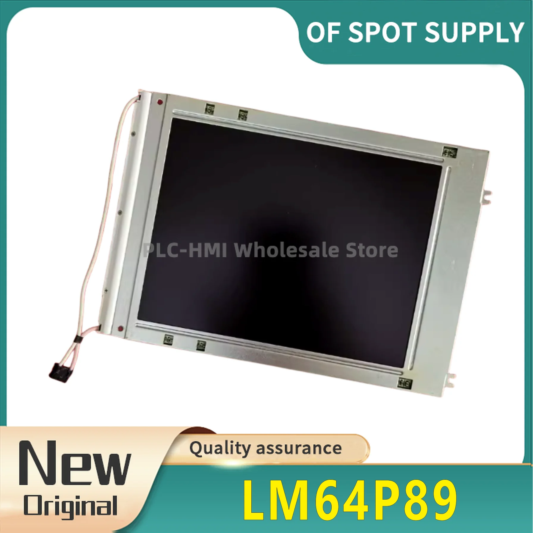 Original LM64P89 10.4-inch monochrome LCD panel
