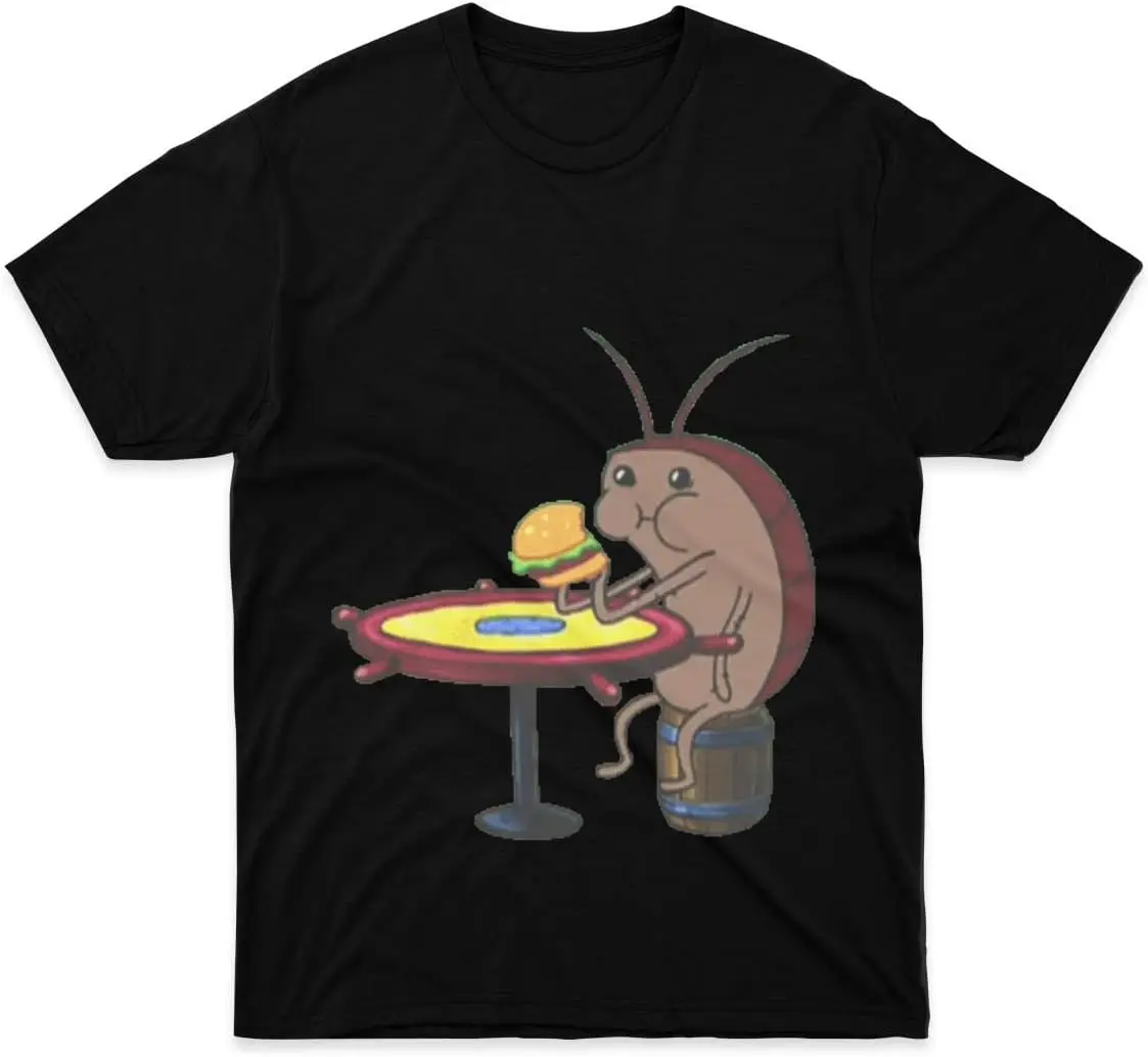 Футболка унисекс с принтом тараканов, хлопковая рубашка с коротким рукавом, облегающая футболка с принтом, для мальчиков и девочек-подростков