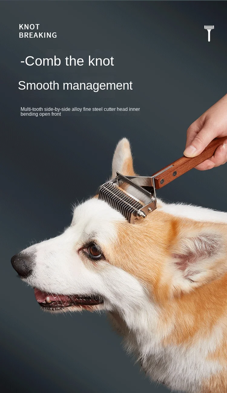 Pet Dog Brush Cat Comb Self Cleaning Pet Hair Remover Brush for Dogs Cats Grooming Tools Pets Dematting Comb Dogs Accessories