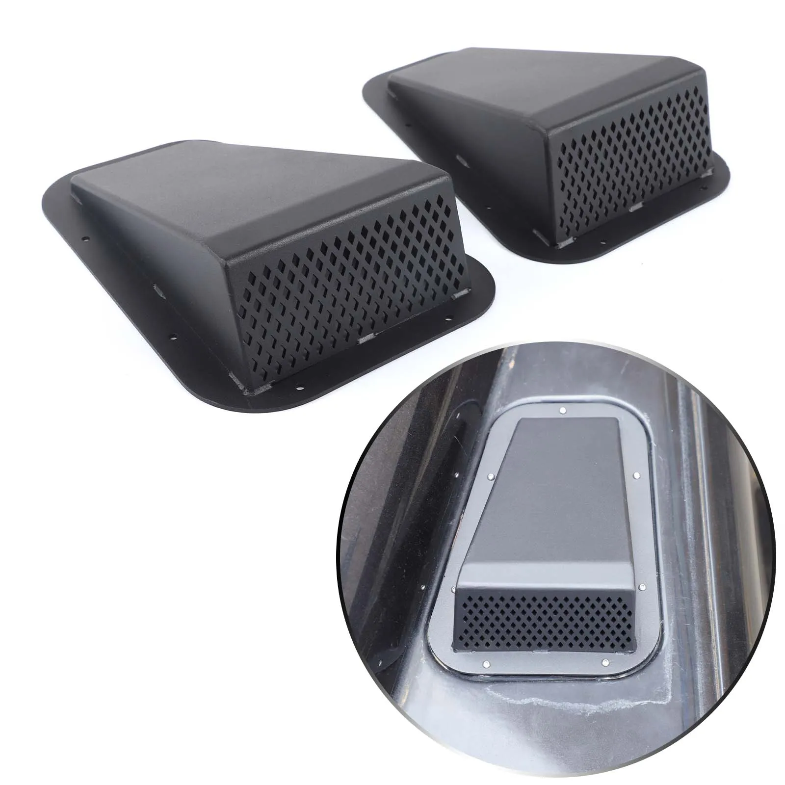 

Car Engine Hood Air Vent Cover Bonnet Vent Protective Cover Car Accessories For Land Rover Defender 90 110 130 L316 2004-2018