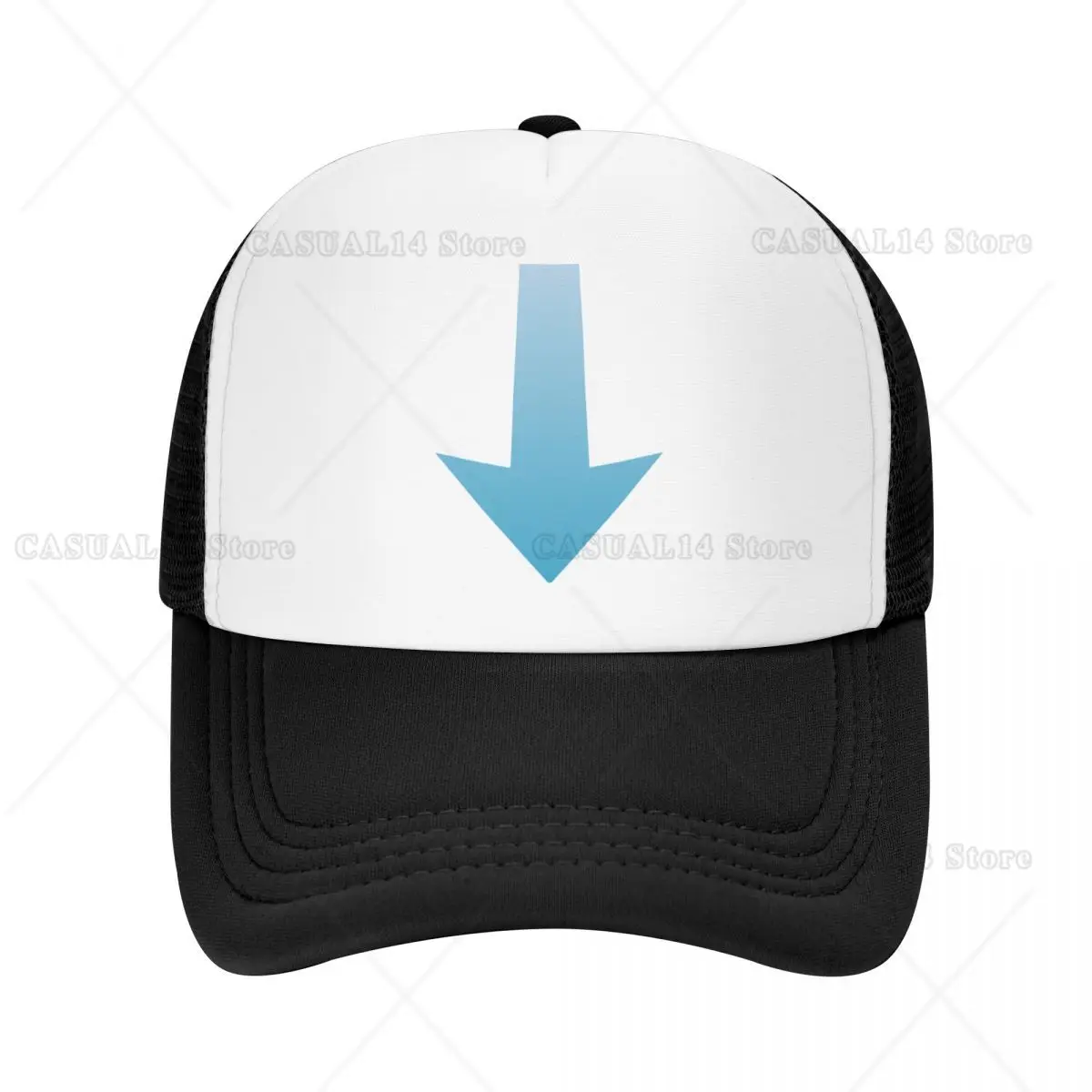 

Blue Arrow Baseball Cap Women Men Breathable Cartoon Last Airbender Trucker Hat Sun Protection Snapback Hats Summer Caps