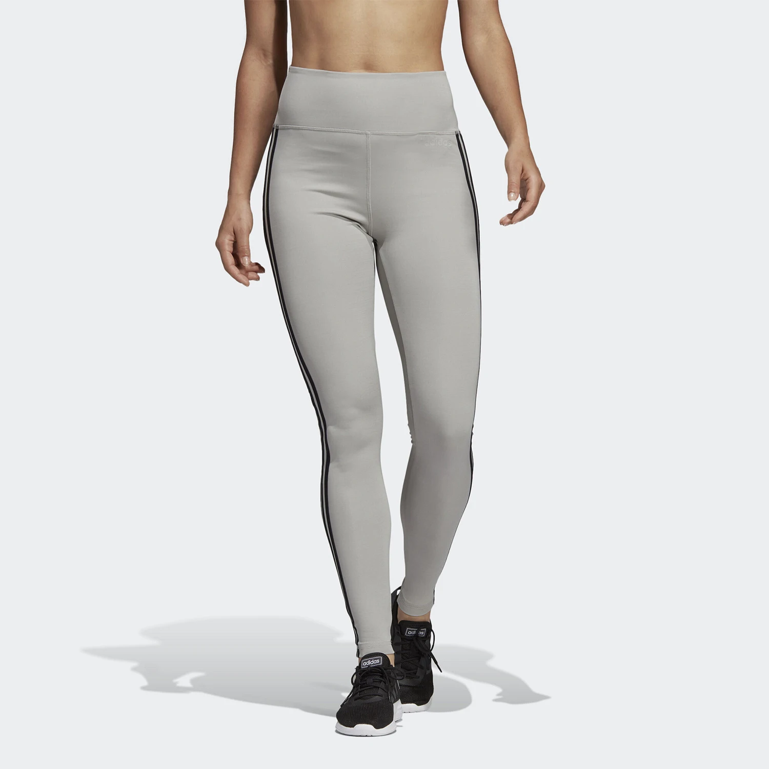 

Adidas genuine summer women's elastic and comfortable high waisted sports leggings DU2041