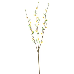 Artificial Silver Willow Fruit Office Home Decoration 3-prong Indoor  Outdoor Imitation Flowers And Plants Fake Plant